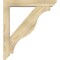 Ekena Millwork Funston Slat Rough Sawn Bracket w/ Offset Brace, Douglas Fir, 6"W x 34"D x 38"H BKT0604X34X38FST06RDF - alternate 2